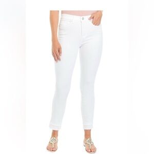 Lilly Pulitzer South Ocean High Rise Skinny Jeans in Resort White EUC Size 12